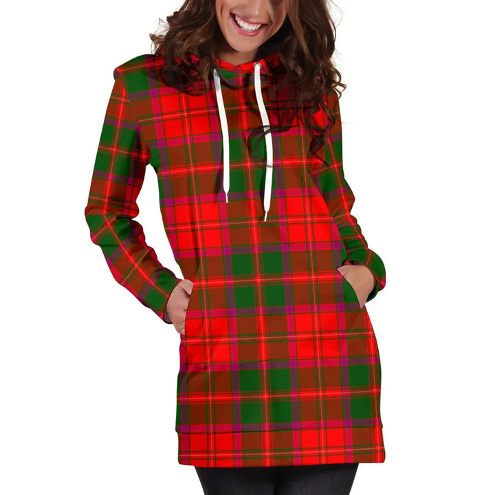 Scottish Crief District Clan Tartan Hoodie Dress