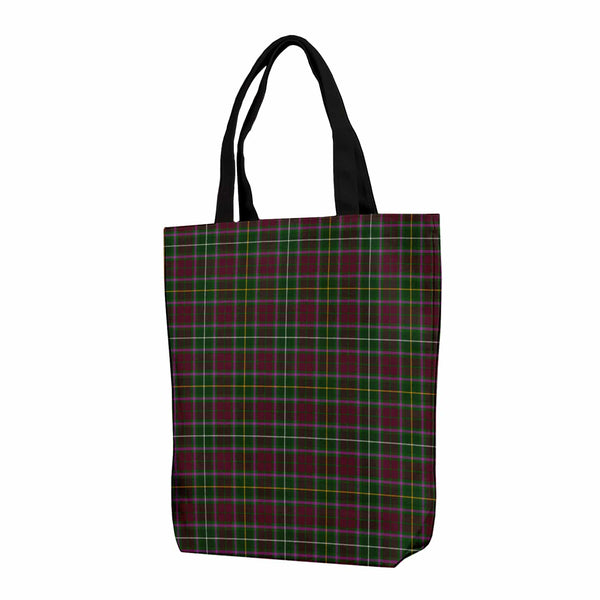 Scottish Crosbie Clan Tartan Canvas Bag With Shoulder Strap Tartan Plaid 1