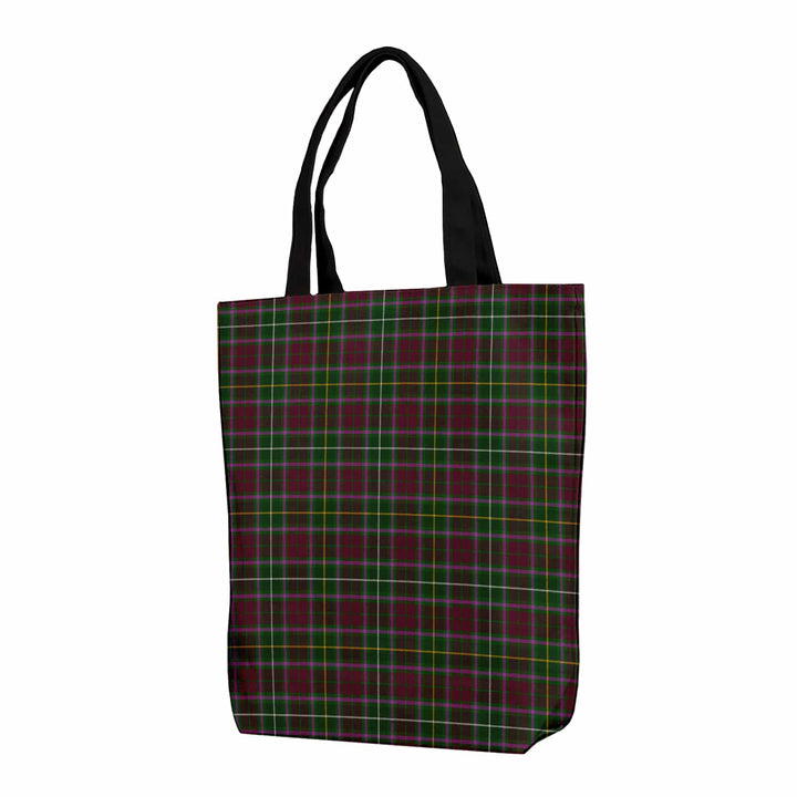 Scottish Crosbie Clan Tartan Canvas Bag With Shoulder Strap Tartan Plaid 1