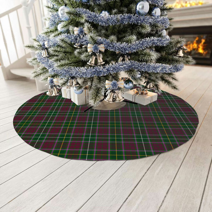 Scottish Crosbie Clan Tartan Christmas Tree Skirt No Tassels 3 Tartan Plaid