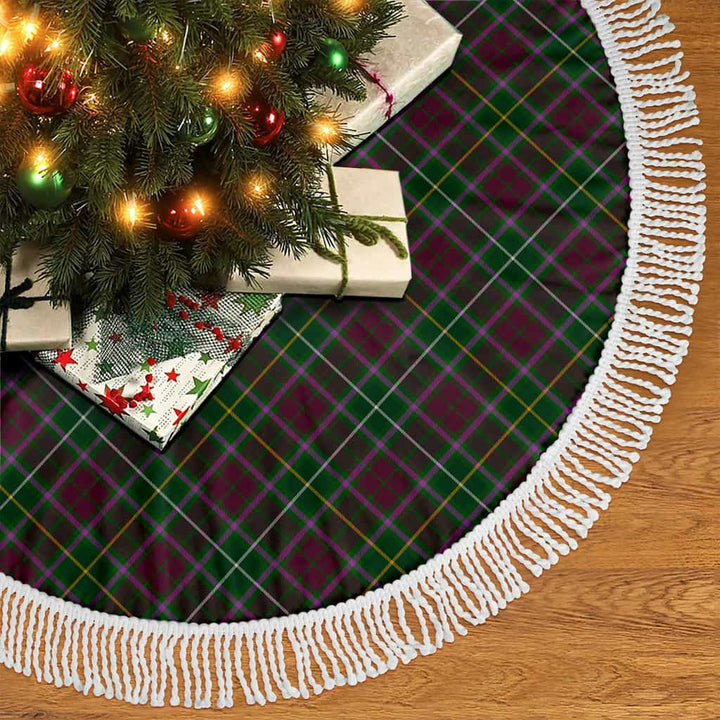 Scottish Crosbie Clan Tartan Christmas Tree Skirt Tassels 2 Tartan Plaid