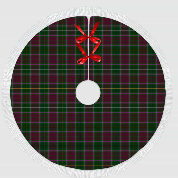 Scottish Crosbie Clan Tartan Christmas Tree Skirt Tassels 1 Tartan Plaid
