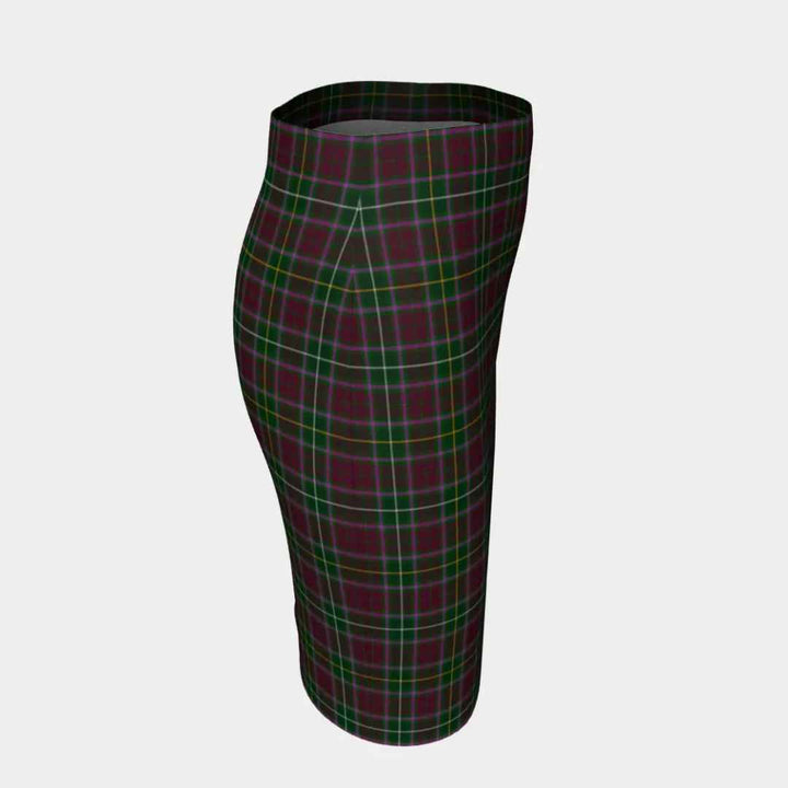 Scottish Crosbie Clan Tartan Fitted Skirt Tartan Plaid 3