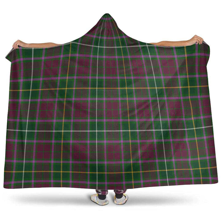 Scottish Crosbie Clan Tartan Hooded Blanket Tartan Plaid 1