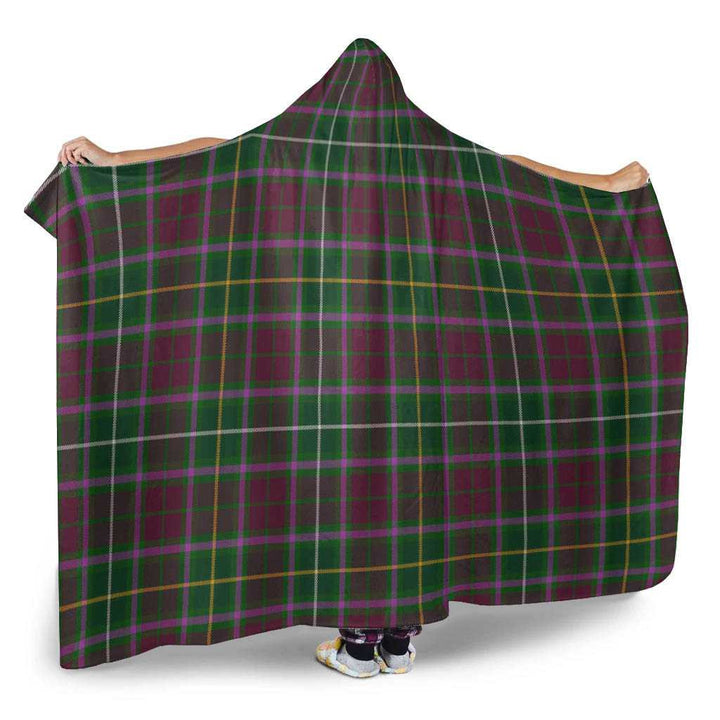 Scottish Crosbie Clan Tartan Hooded Blanket Tartan Plaid 2
