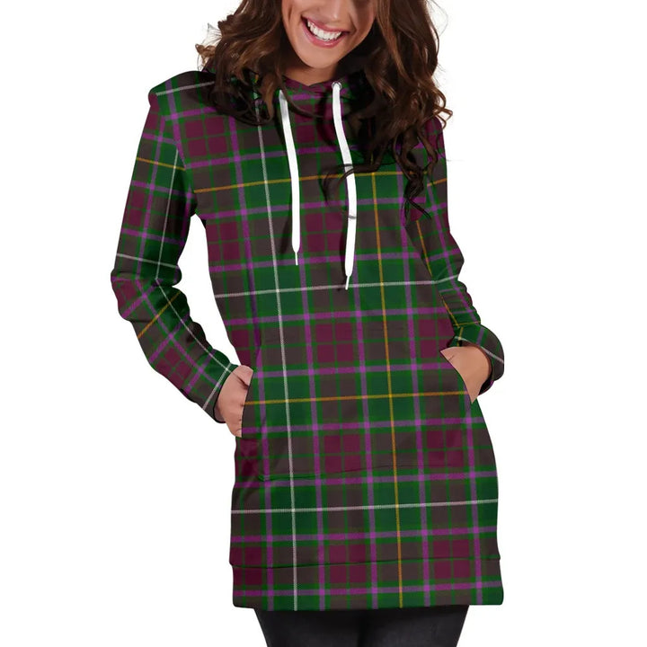 Scottish Crosbie Clan Tartan Hoodie Dress
