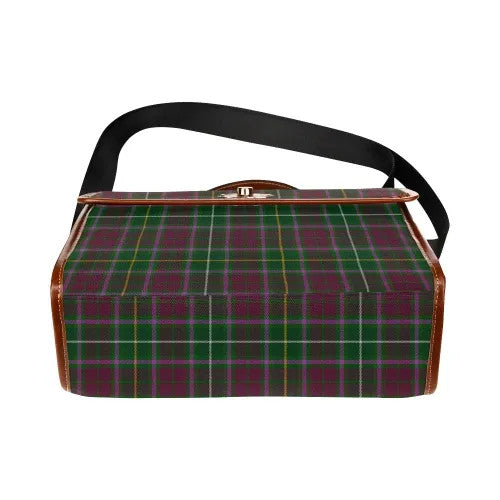 Scottish Crosbie Clan Tartan Waterproof Canvas Bag Tartan Plaid 5