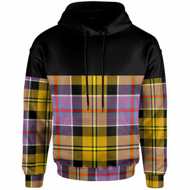 Scottish Culloden Ancient Clan Tartan Hoodie - Horizontal Style Front Side Tartan Plaid