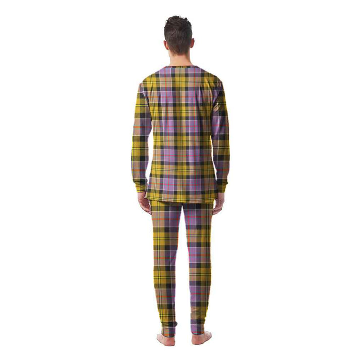 Scottish Culloden Ancient Clan Tartan Pajama Set Men Back Side Tartan Plaid