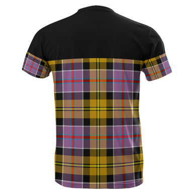 Scottish Culloden Ancient Clan Tartan T-Shirt Horizontal Style Back Side Tartan Plaid