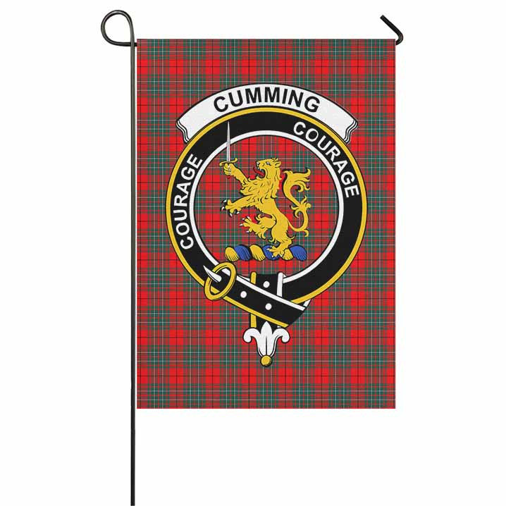 Scottish Cumming Clan Crest Tartan Garden Flag Tartan Plaid 1