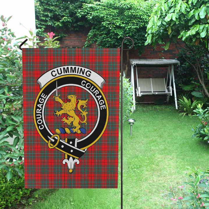 Scottish Cumming Clan Crest Tartan Garden Flag Tartan Plaid 2