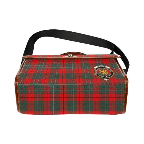 Scottish Cumming Clan Crest Tartan Waterproof Canvas Bag Tartan Plaid 5
