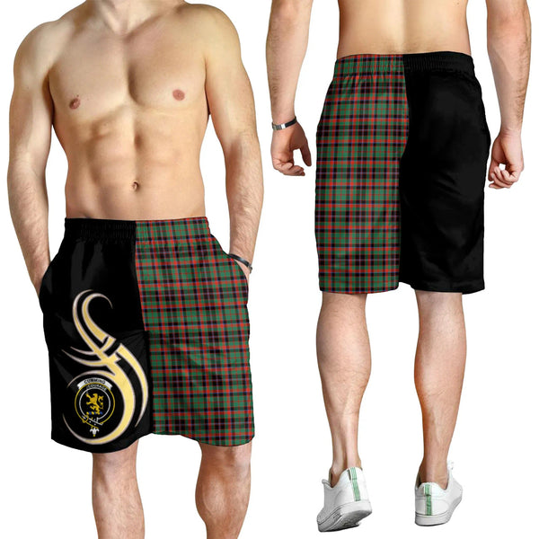 Scottish Cumming Hunting Ancient Clan Crest Tartan Believe in Me Men's Shorts