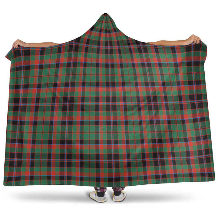 Scottish Cumming Hunting Ancient Clan Tartan Hooded Blanket Tartan Plaid 1