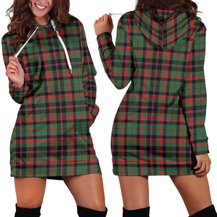 Scottish Cumming Hunting Ancient Clan Tartan Hoodie Dress