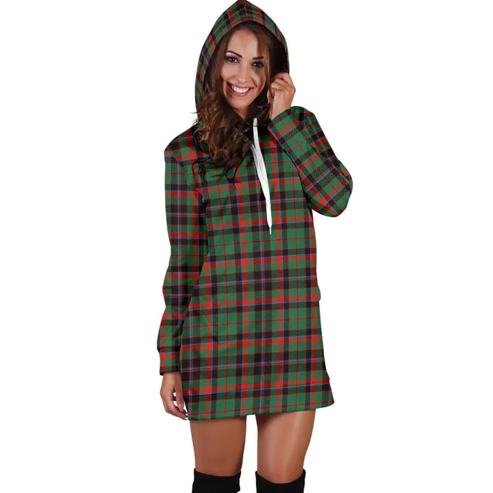 Scottish Cumming Hunting Ancient Clan Tartan Hoodie Dress