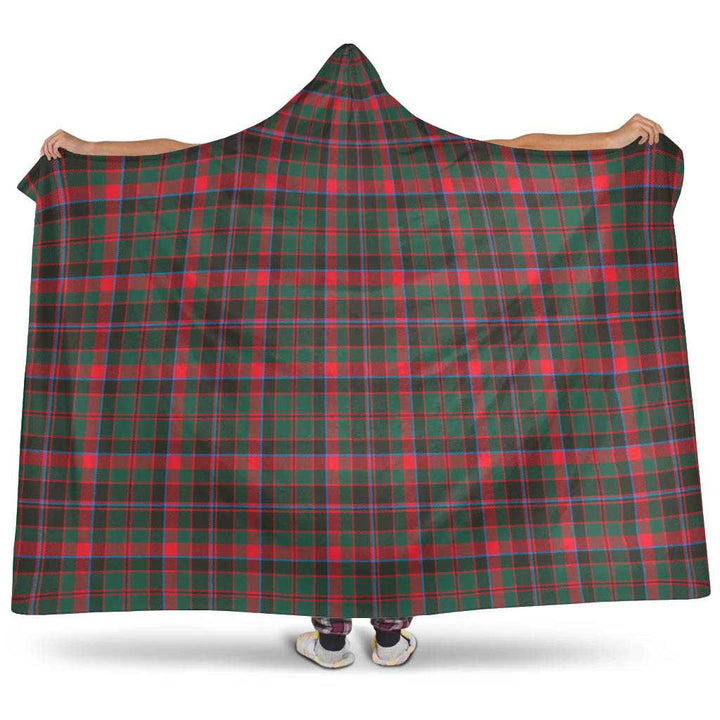 Scottish Cumming Hunting Modern Clan Tartan Hooded Blanket Tartan Plaid 1