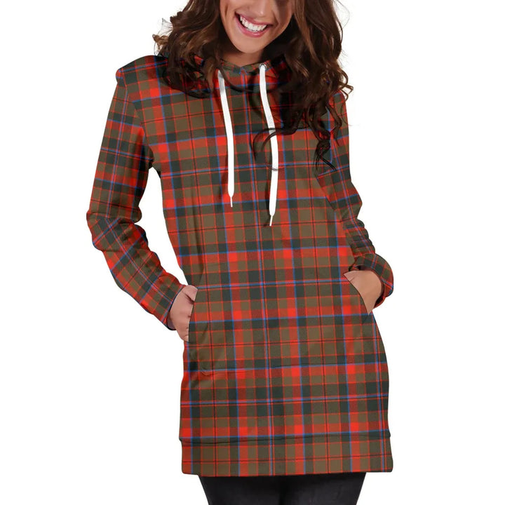 Scottish Cumming Hunting Weathered Clan Tartan Hoodie Dress