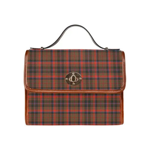 Scottish Cumming Hunting Weathered Clan Tartan Waterproof Canvas Bag Tartan Plaid 1