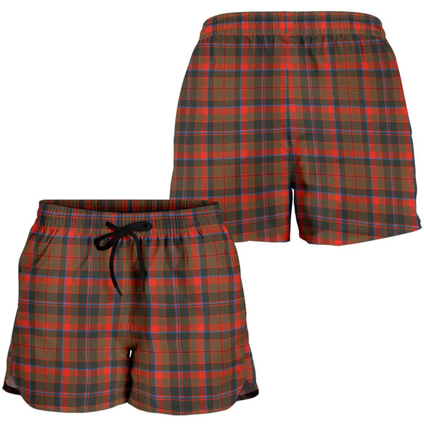 Scottish Cumming Hunting Weathered Clan Tartan Women Shorts