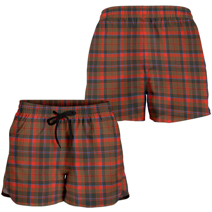 Scottish Cumming Hunting Weathered Clan Tartan Women Shorts