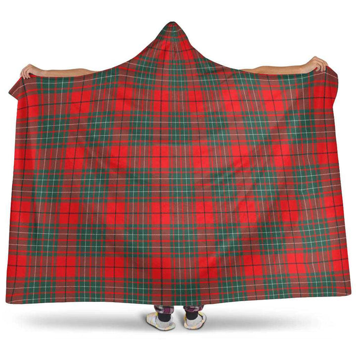 Scottish Cumming Modern Clan Tartan Hooded Blanket Tartan Plaid 1