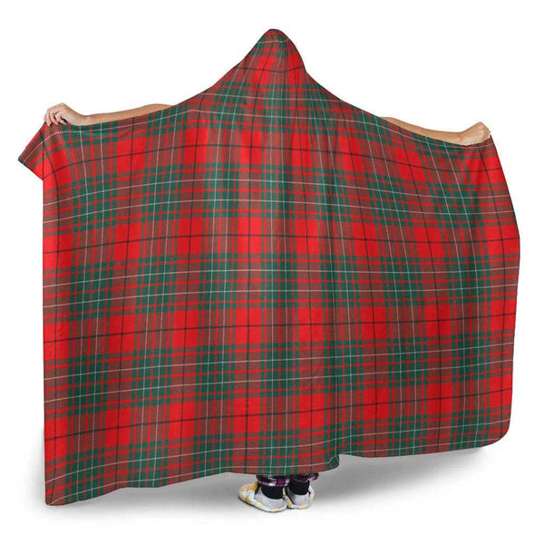 Scottish Cumming Modern Clan Tartan Hooded Blanket Tartan Plaid 2