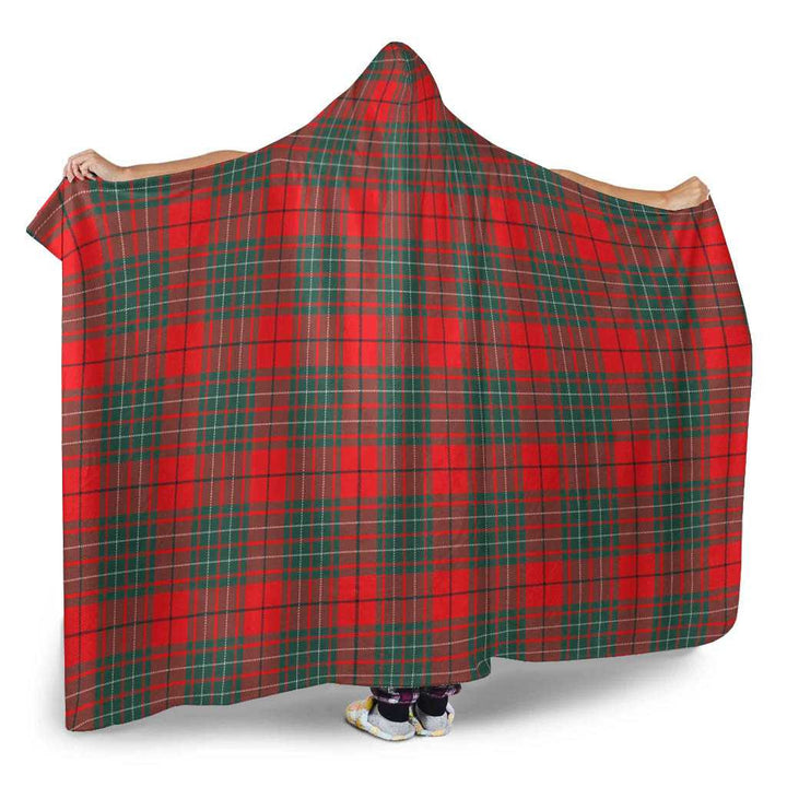 Scottish Cumming Modern Clan Tartan Hooded Blanket Tartan Plaid 2