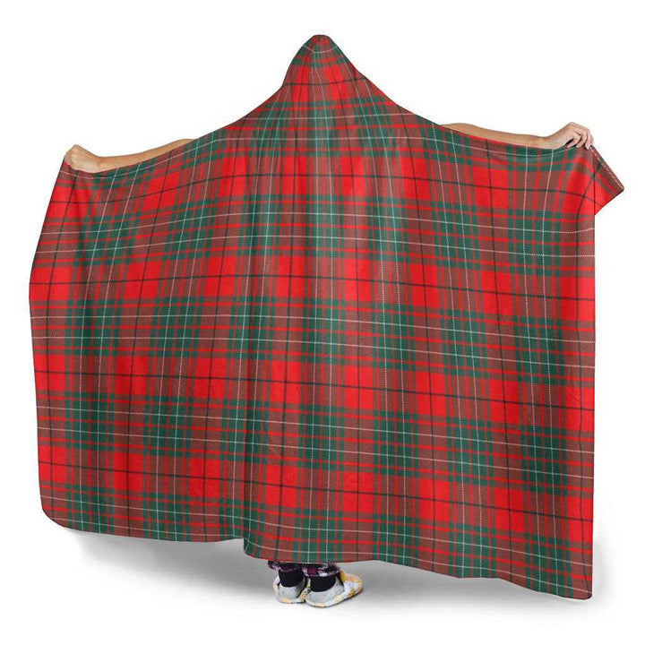 Scottish Cumming Modern Clan Tartan Hooded Blanket Tartan Plaid 3