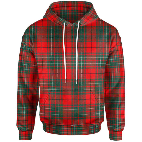 Scottish Cumming Modern Clan Tartan Hoodie Front Side Tartan Plaid