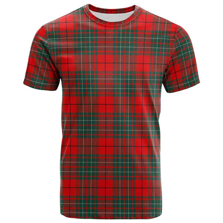 Scottish Cumming Modern Clan Tartan T-Shirt Front Side Tartan Plaid