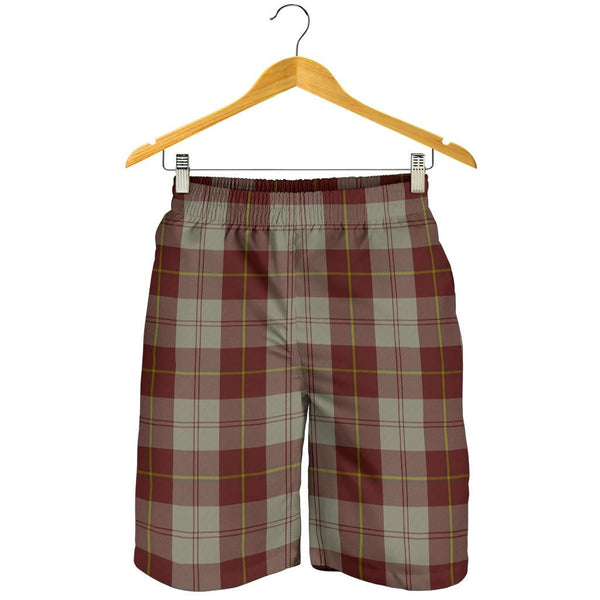 Scottish Cunningham Burgundy Dancers Clan Tartan Men's Shorts