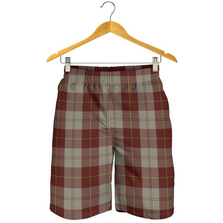 Scottish Cunningham Burgundy Dancers Clan Tartan Men's Shorts