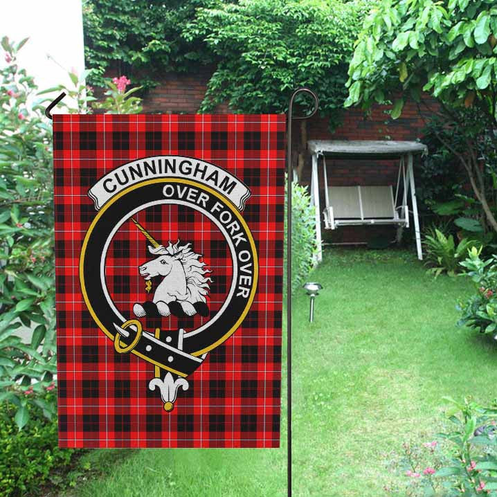 Scottish Cunningham Clan Crest Tartan Garden Flag Tartan Plaid 2