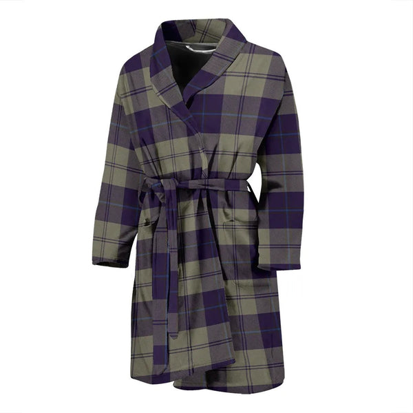 Scottish Cunningham Dress Blue Dancers Clan Tartan Bathrobe 2