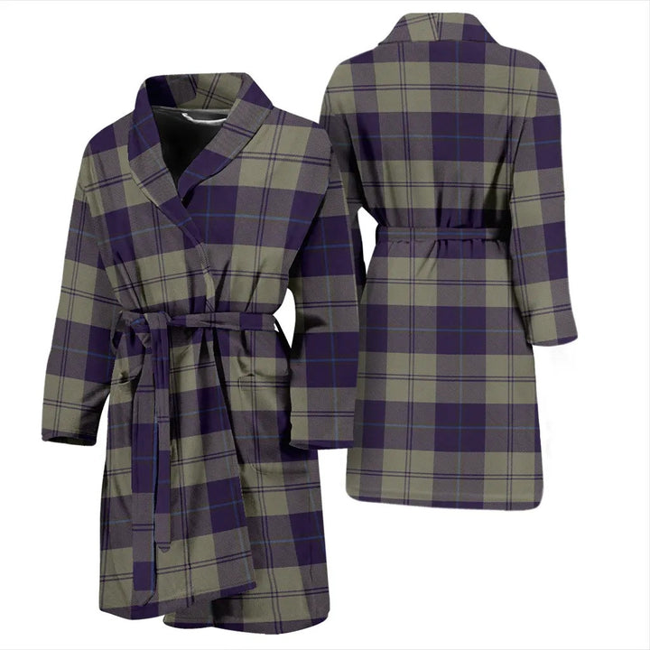 Scottish Cunningham Dress Blue Dancers Clan Tartan Bathrobe 3