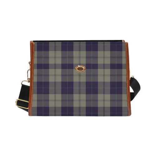Scottish Cunningham Dress Blue Dancers Clan Tartan Waterproof Canvas Bag Tartan Plaid 1