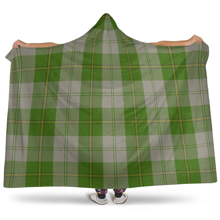 Scottish Cunningham Dress Green Dancers Clan Tartan Hooded Blanket Tartan Plaid 1
