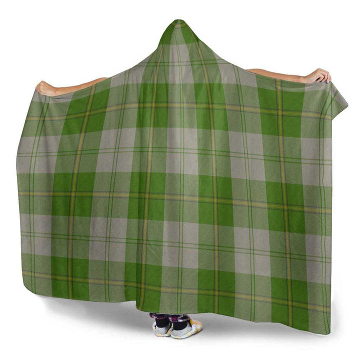 Scottish Cunningham Dress Green Dancers Clan Tartan Hooded Blanket Tartan Plaid 3