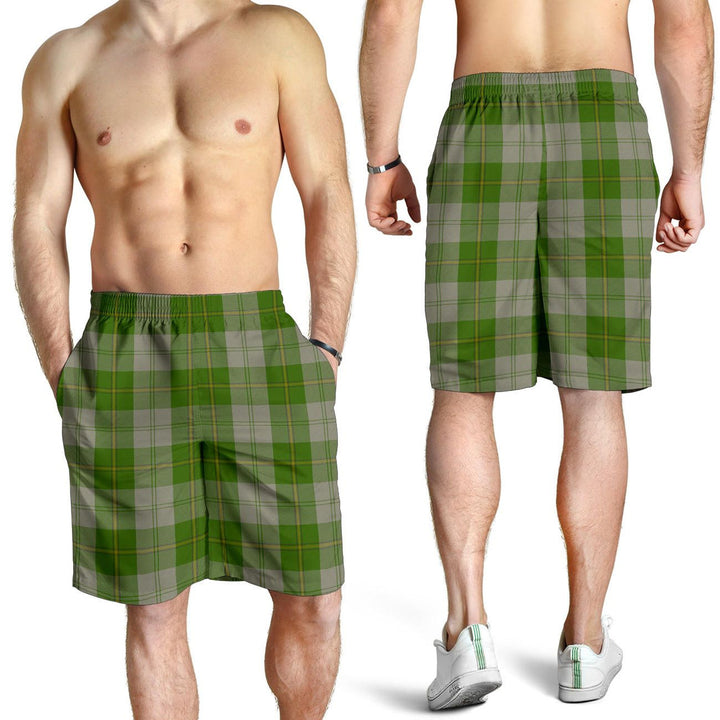 Scottish Cunningham Dress Green Dancers Clan Tartan Men's Shorts