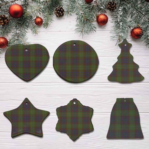 Scottish Cunningham Hunting Modern Clan Tartan Ceramic Ornament All Tartan Plaid