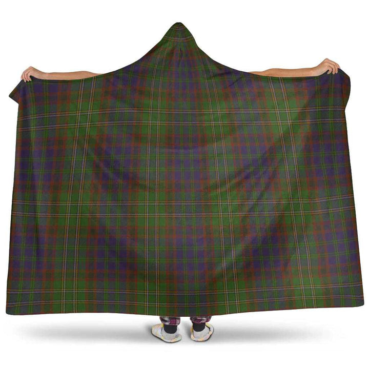 Scottish Cunningham Hunting Modern Clan Tartan Hooded Blanket Tartan Plaid 1