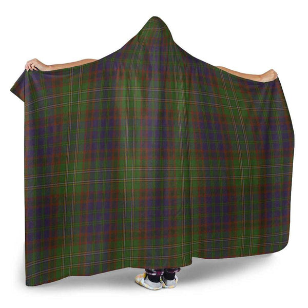Scottish Cunningham Hunting Modern Clan Tartan Hooded Blanket Tartan Plaid 2