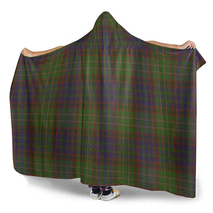 Scottish Cunningham Hunting Modern Clan Tartan Hooded Blanket Tartan Plaid 3