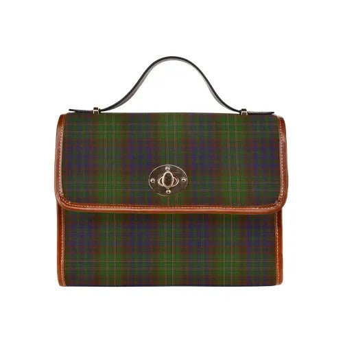 Scottish Cunningham Hunting Modern Clan Tartan Waterproof Canvas Bag Tartan Plaid 1