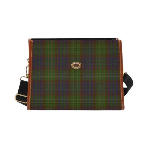 Scottish Cunningham Hunting Modern Clan Tartan Waterproof Canvas Bag Tartan Plaid 2