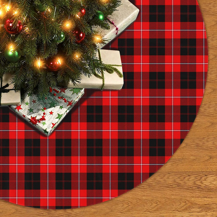 Scottish Cunningham Modern Clan Tartan Christmas Tree Skirt No Tassels 2 Tartan Plaid