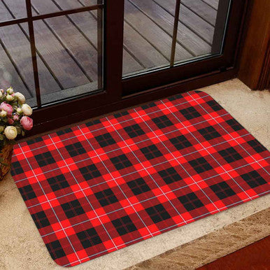 Scottish Cunningham Modern Clan Tartan Door Mat Tartan Plaid 1