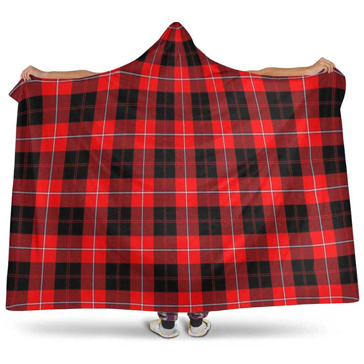 Scottish Cunningham Modern Clan Tartan Hooded Blanket Tartan Plaid 1